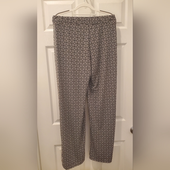 Like New WHBM Mixed-Print Knit Wide-Leg Pants - Picture 2 of 7